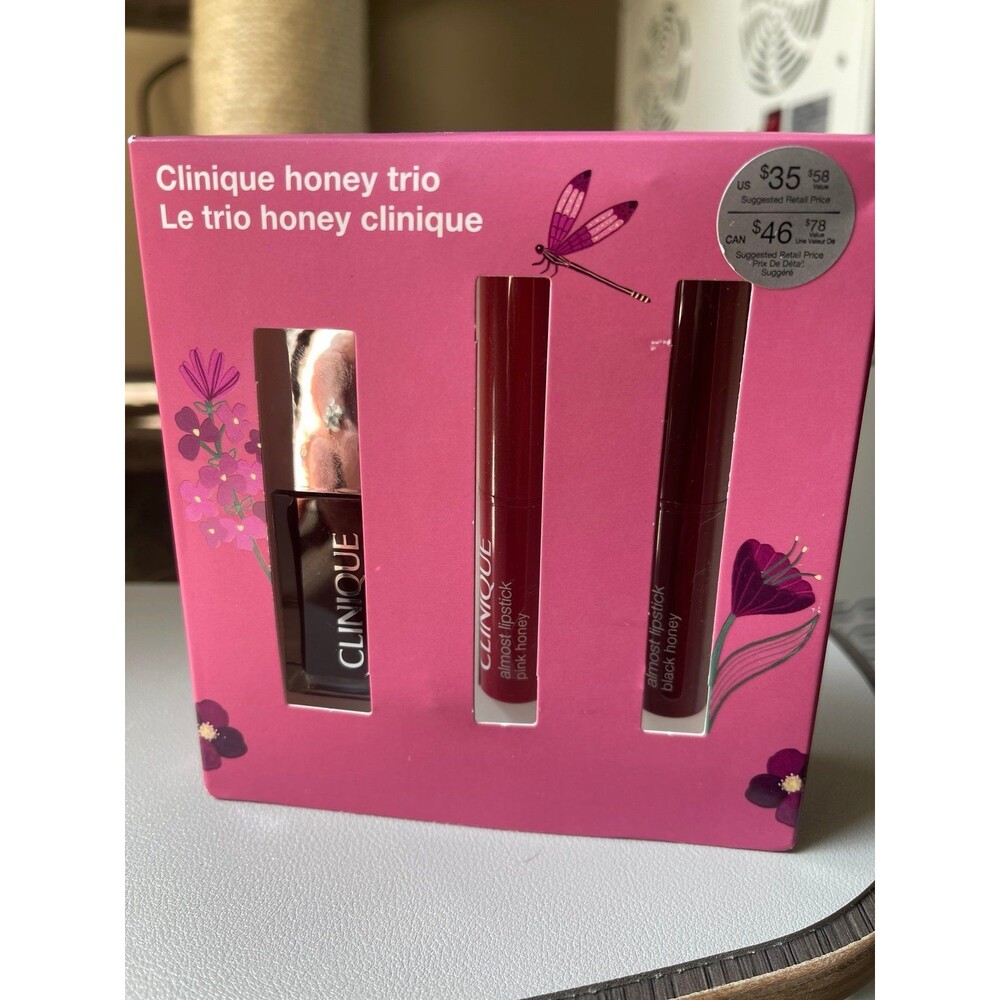 Clinique Honey Trio Lipstick Set